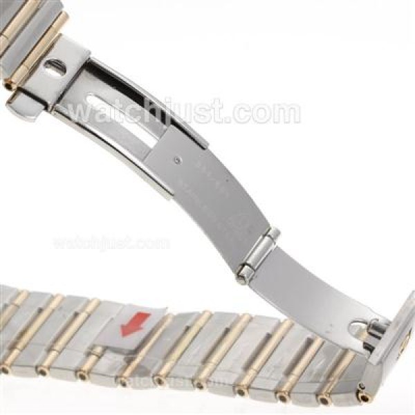 Omega Constellation Swiss ETA 2824 Movement Two Tone Diamond Markers and Bezel with MOP Dial-14K Wrapped Gold