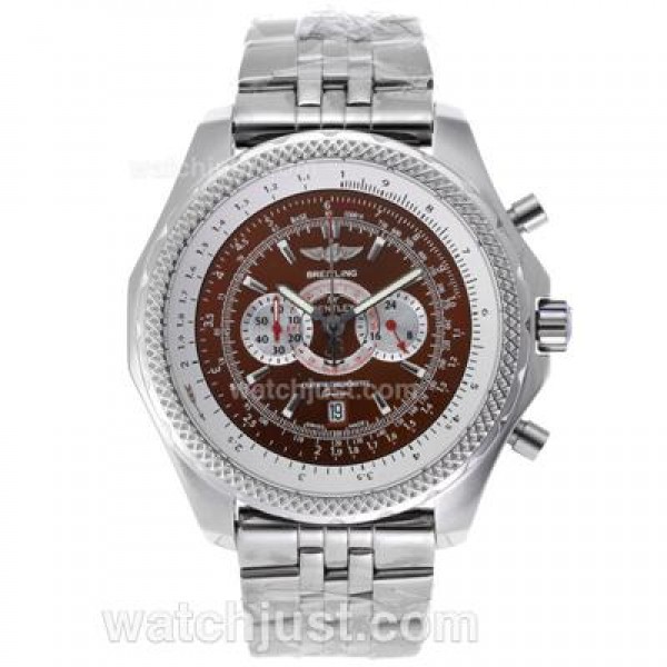 Breitling for Bentley Motors Working Chronograph with Brown Dial S/S
