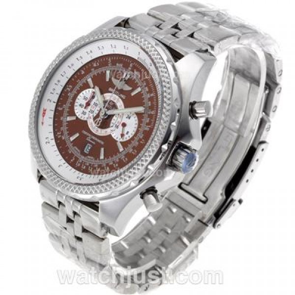 Breitling for Bentley Motors Working Chronograph with Brown Dial S/S