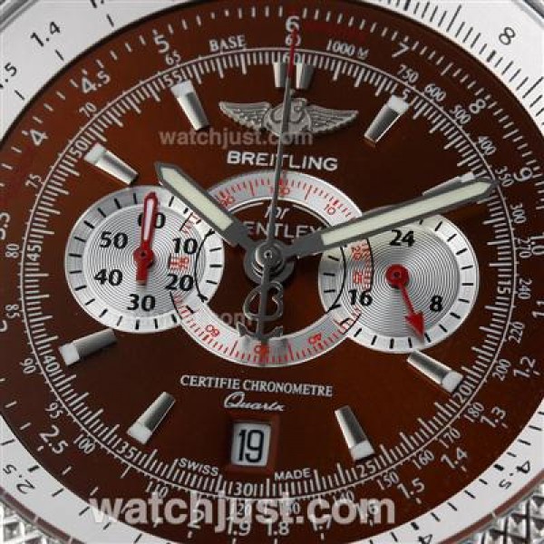 Breitling for Bentley Motors Working Chronograph with Brown Dial S/S