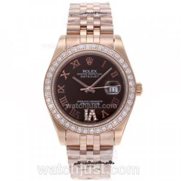 Best 1:1 Rolex Datejust II Fake Watches With Brown Dials For Sale