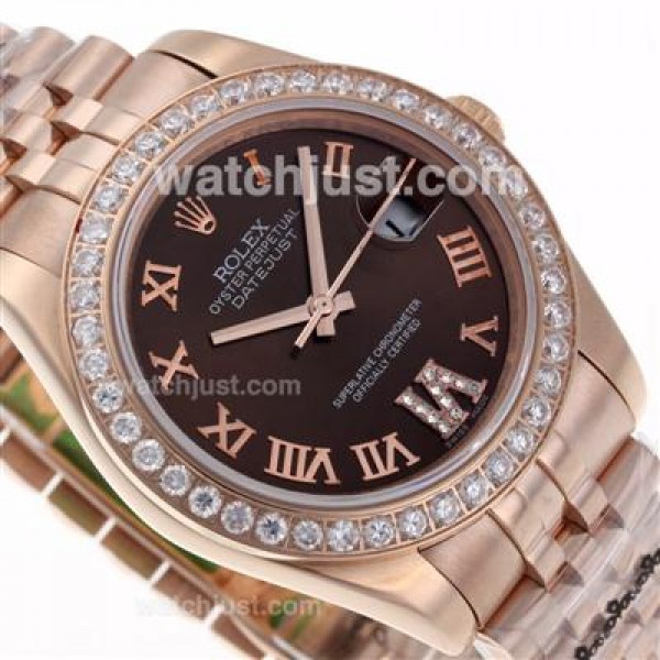 Best 1:1 Rolex Datejust II Fake Watches With Brown Dials For Sale