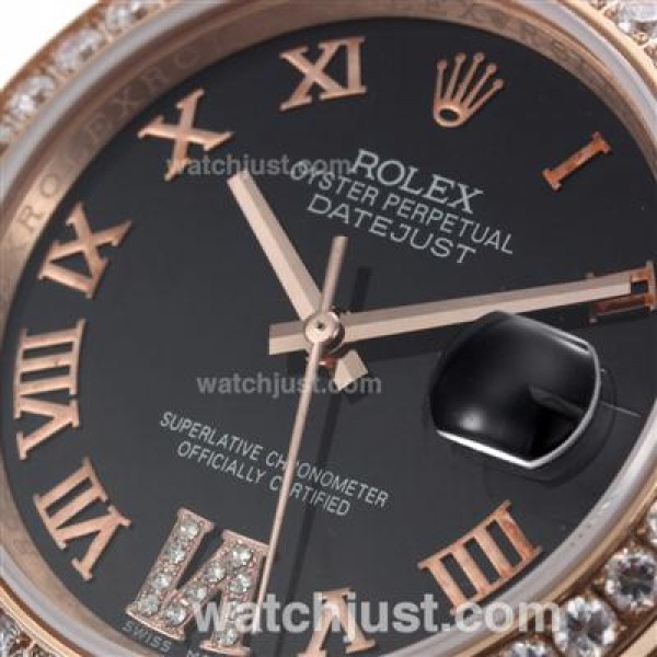 High Quality Rolex Datejust II Fake Watches With Black Dials For Sale