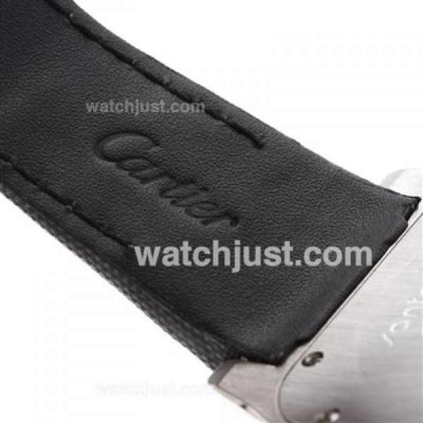 Male Roman Numerals 41MM Cartier Santos 100 Replica Automatic Watches