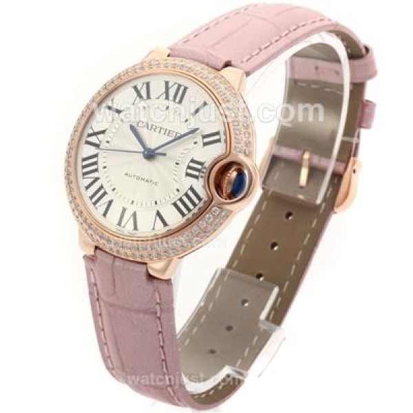 AAA Quality Cartier Ballon Bleu De Cartier Replica Watches With White Dials For Sale