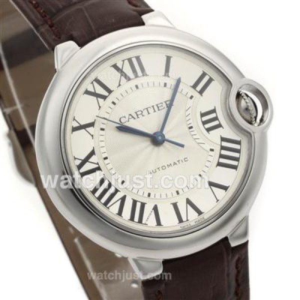 UK Best Quality Cartier Ballon bleu de Cartier Fake Watches With White Dials For Sale