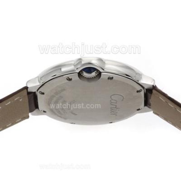 UK Best Quality Cartier Ballon bleu de Cartier Fake Watches With White Dials For Sale