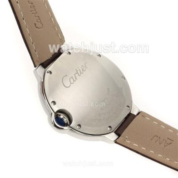 UK Best Quality Cartier Ballon bleu de Cartier Fake Watches With White Dials For Sale