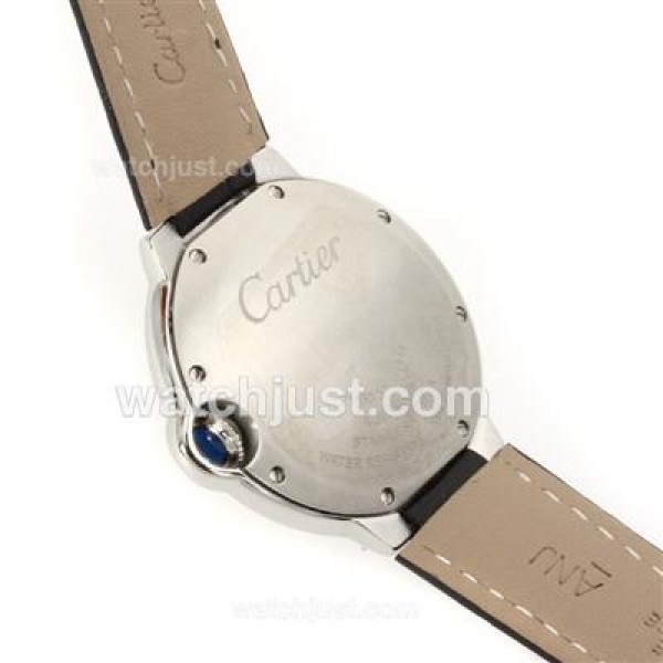 UK AAA Quality Cartier Ballon bleu de Cartier Replica Watches With White Dials For Sale