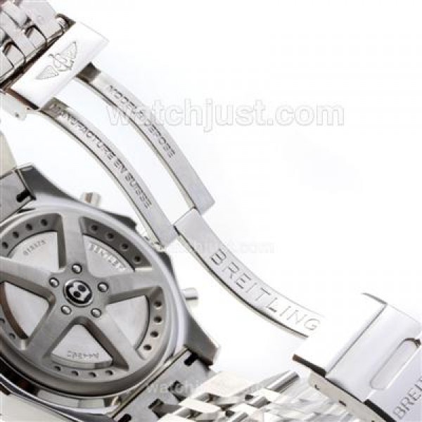 Breitling Bentley 6.75 Big Date Chronograph Swiss Valjoux 7750 Movement with Brown Dial S/S