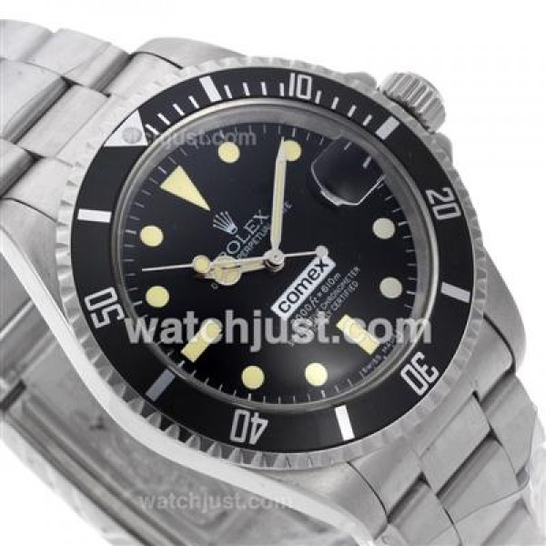 Cheap Rolex Submariner Comex Replica Watches With Black Dials For Sale