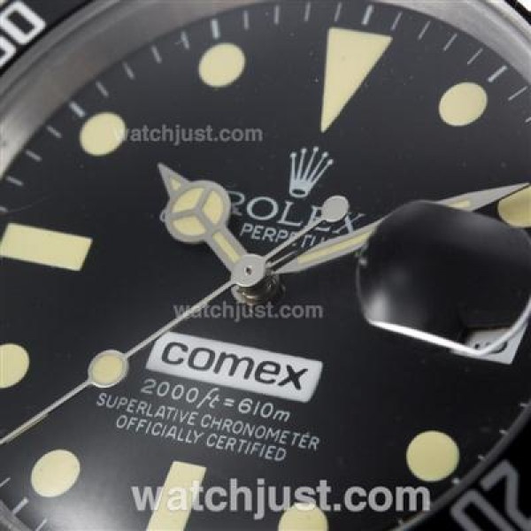 Cheap Rolex Submariner Comex Replica Watches With Black Dials For Sale