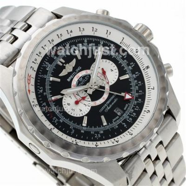 Breitling for Bentley Motors T Automatic with Black Dial S/S