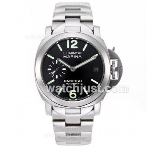 Panerai Luminor Marina Automatic with Black Dial-18K Plated Gold Movement