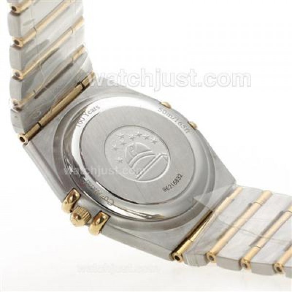 Omega Constellation Swiss ETA Movement Two Tone Diamond Markers with MOP Dial