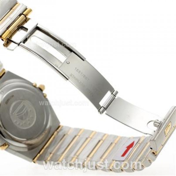 Omega Constellation Swiss ETA Movement Two Tone Diamond Markers with MOP Dial