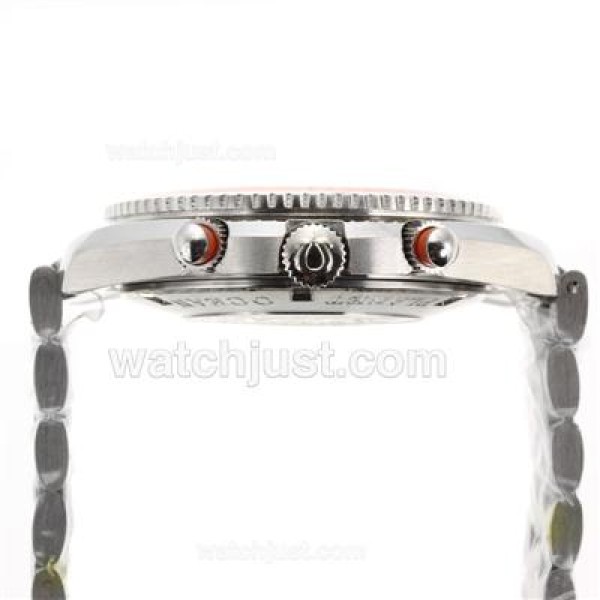Omega Seamaster Planet Ocean Automatic with Orange Markers and Bezel S/S