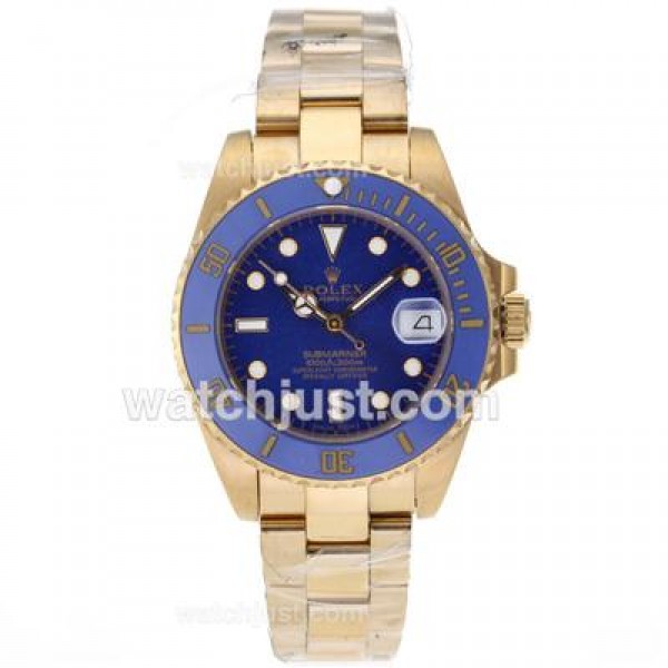 AAA Quality Rolex Submariner Fake Watches With Blue Dials For Sale