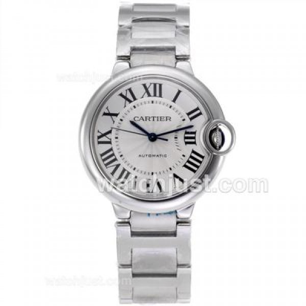AAA Quality Ballon bleu de Cartier Fake Watches With White Dials For Sale