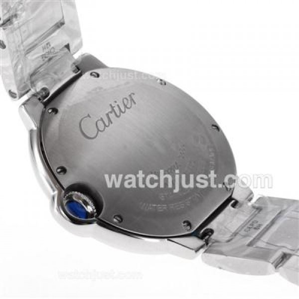AAA Quality Ballon bleu de Cartier Fake Watches With White Dials For Sale