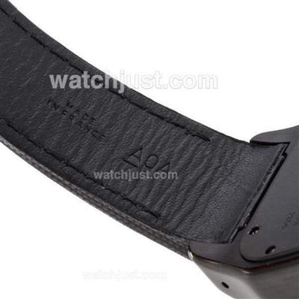 UK 1:1 Wholesale Replica Cartier Santos Watches With Black Dials For Sale
