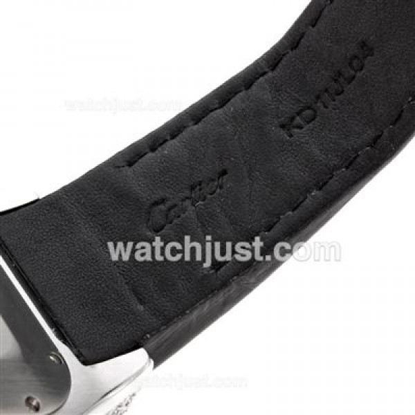 Best Quality Cartier Santos 100 Replica Watches With White Dials For Men