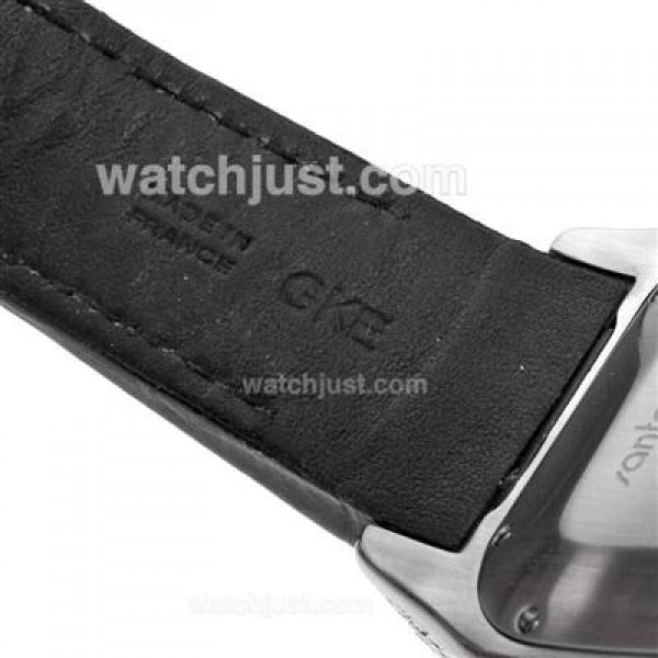 Best Quality Cartier Santos 100 Replica Watches With White Dials For Men