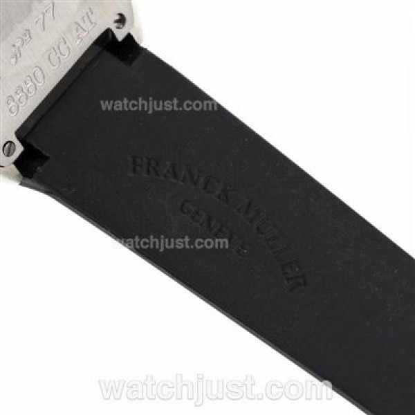Frank Muller Crazy Color Dreams Automatic with Rubber Strap-Jumbo Version