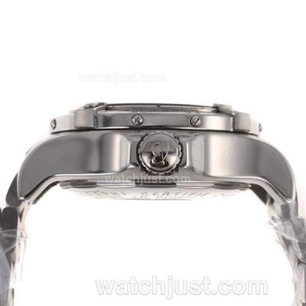 Breitling Cockpit Swiss ETA 2836 Movement with Yellow Dial S/S
