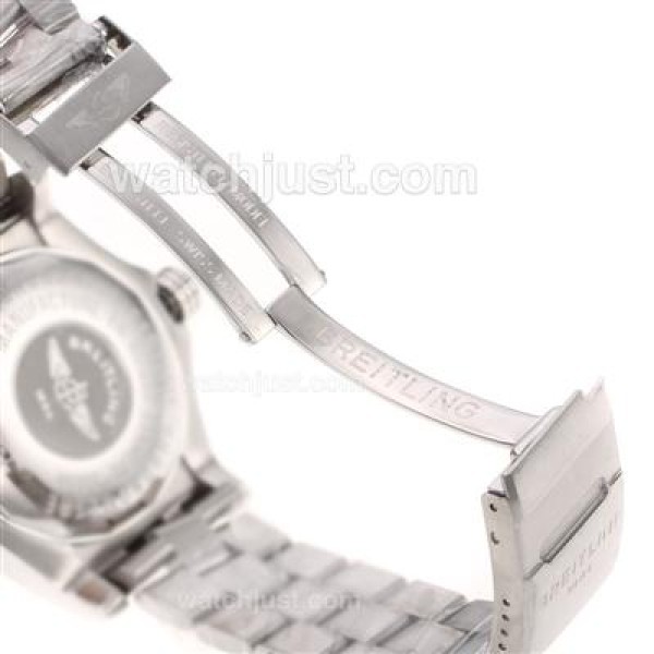 Breitling Cockpit Swiss ETA 2836 Movement with Yellow Dial S/S