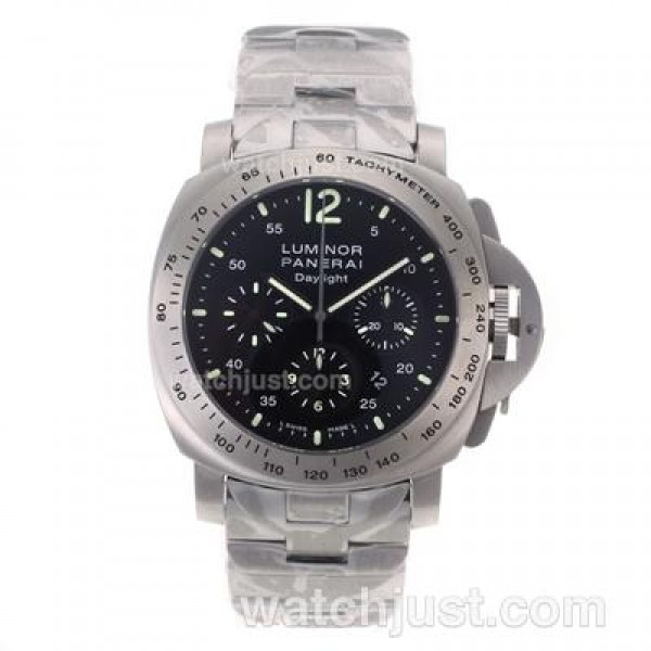 Swiss Made Replica Panerai Luminor Pam 196 Watches With Steel Cases For Sale