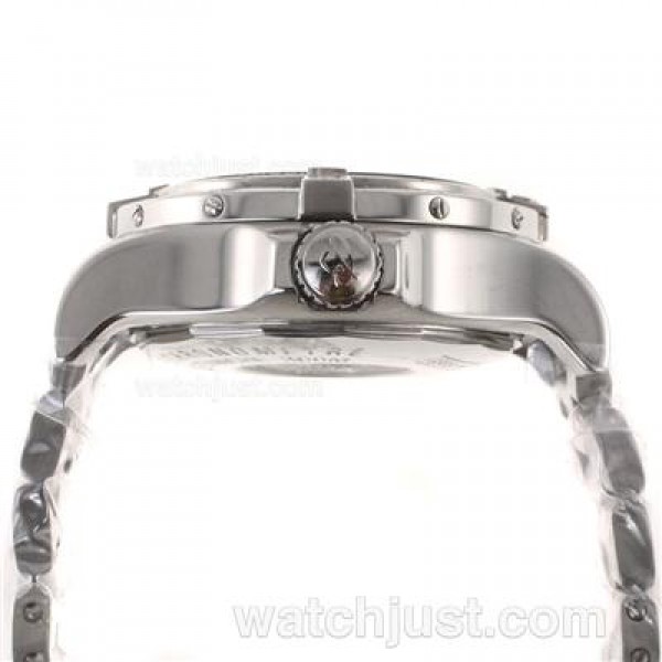 Breitling Cockpit Swiss ETA 2836 Movement with Blue Dial S/S