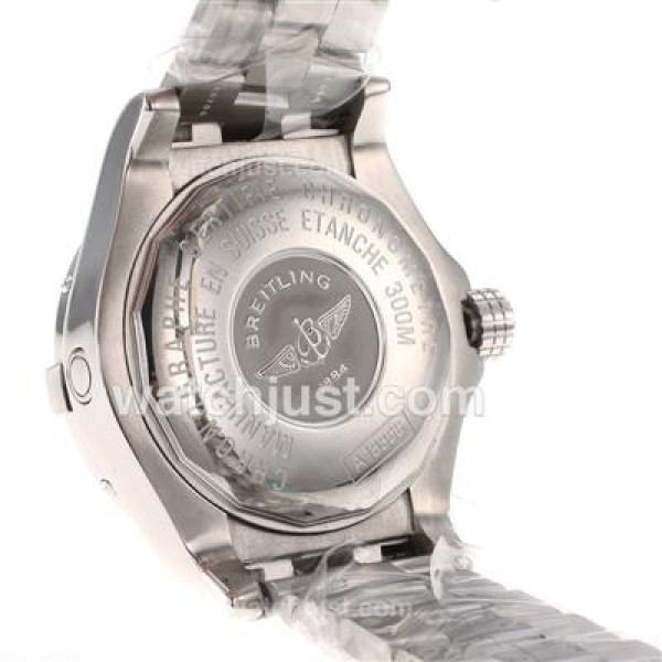 Breitling Cockpit Swiss ETA 2836 Movement with Blue Dial S/S