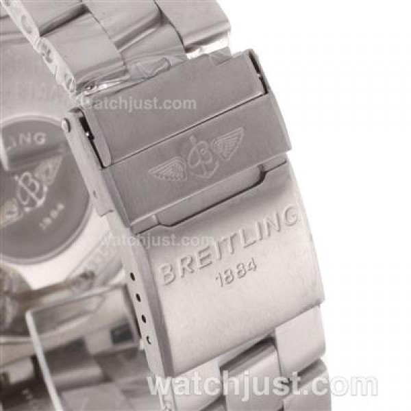 Breitling Cockpit Swiss ETA 2836 Movement with Blue Dial S/S