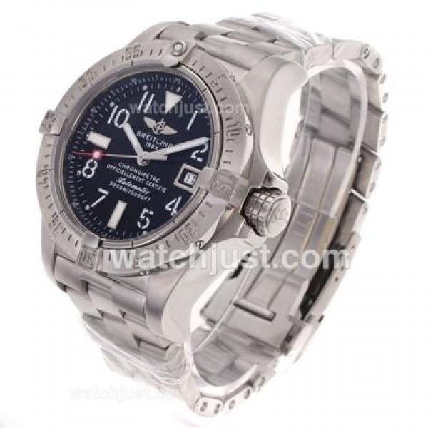 Breitling Cockpit Swiss ETA 2836 Movement with Black Dial S/S