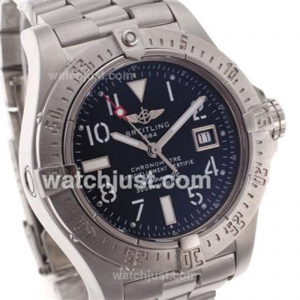 Breitling Cockpit Swiss ETA 2836 Movement with Black Dial S/S