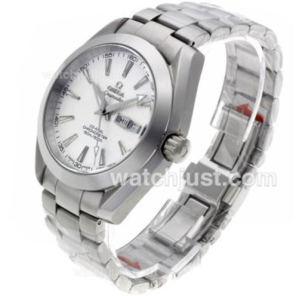 Omega Seamaster Day-Date Automatic with White Dial S/S