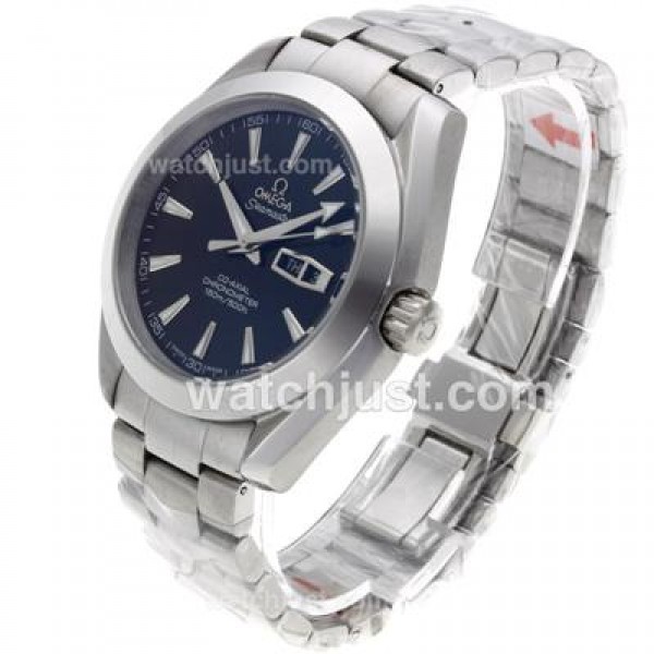 Omega Seamaster Day-Date Automatic with Black Dial S/S