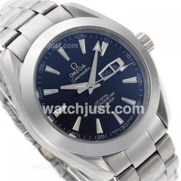 Omega Seamaster Day-Date Automatic with Black Dial S/S