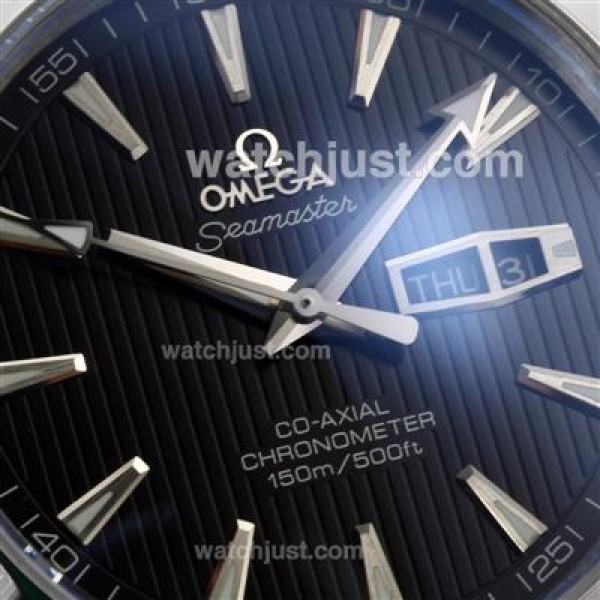 Omega Seamaster Day-Date Automatic with Black Dial S/S