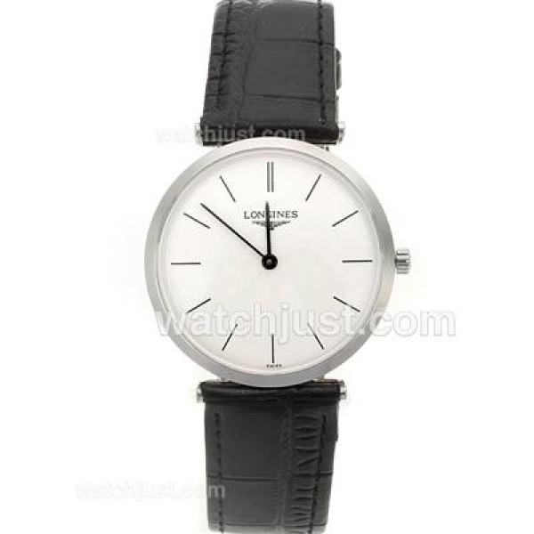 Longines La Grande Classique Swiss ETA Movement with White Dial and Stick Marking
