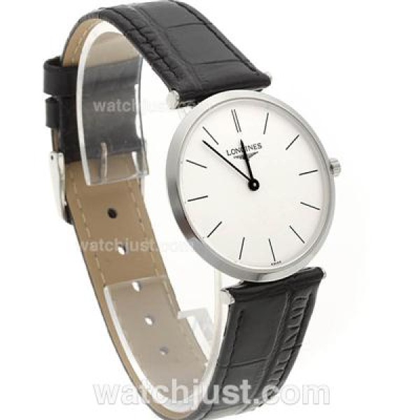 Longines La Grande Classique Swiss ETA Movement with White Dial and Stick Marking