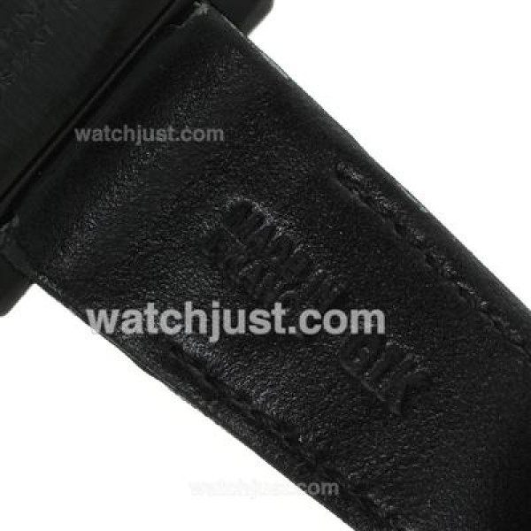 Cartier Santos 100 Swiss ETA 2824 Movement PVD Case with Black Dial-Nylon Strap