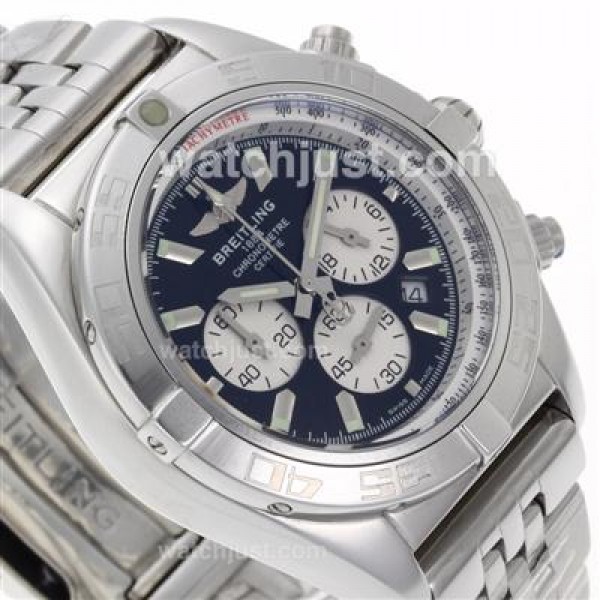 Breitling Chronomat B01 Working Chronograph with Black Dial-Stick Markers