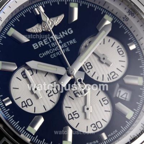 Breitling Chronomat B01 Working Chronograph with Black Dial-Stick Markers