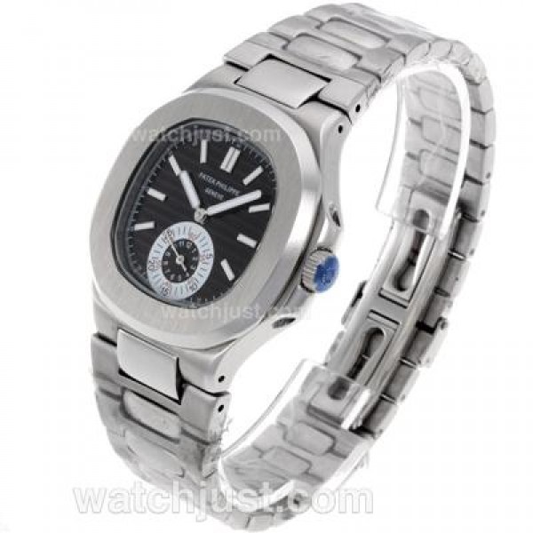 Patek Philippe Nautilus Automatic with Black Dial S/S