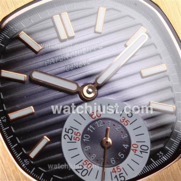 Patek Philippe Nautilus Automatic Full Rose Gold with Blue Dial