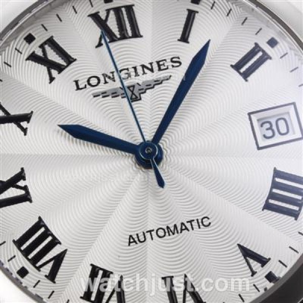 Longines PrimaLuna Swiss ETA 2836 Movement with White Dial S/S