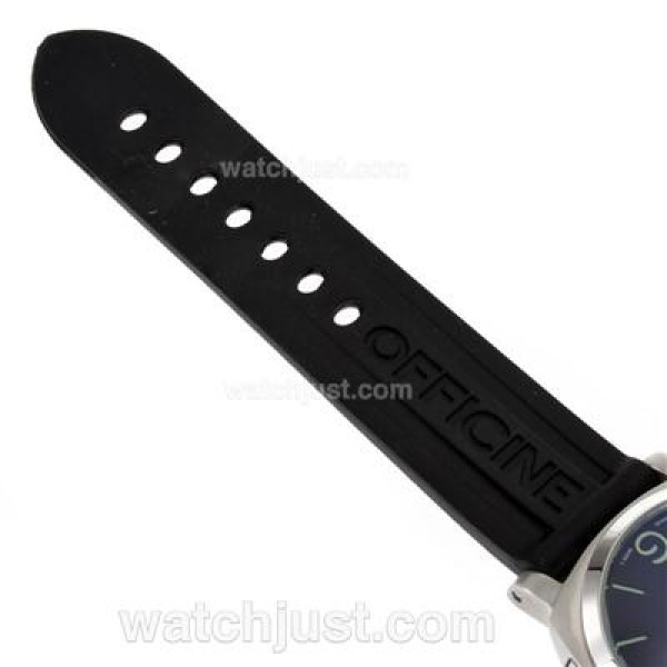 Panerai Luminor Marina Automatic with Black Dial-Rubber Strap