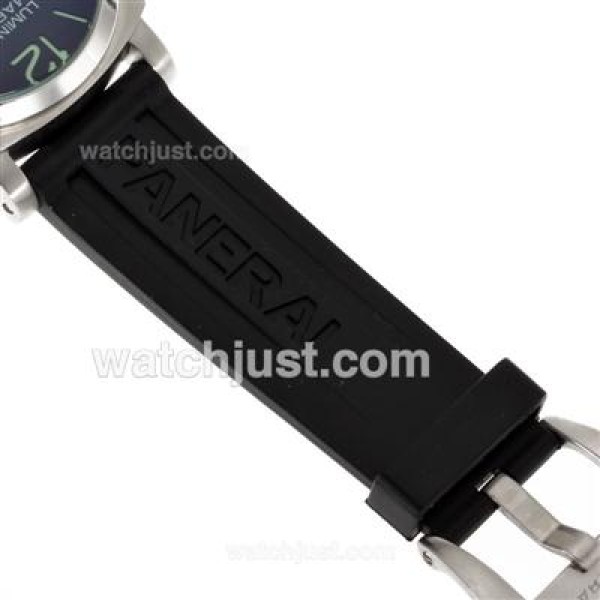 Panerai Luminor Marina Automatic with Black Dial-Rubber Strap